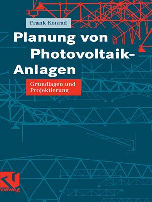 cover image of Planung von Photovoltaik-Anlagen